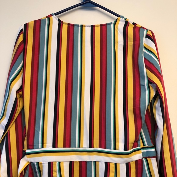 ONLY Multicolour Wrap Dress, Good Condition, Size XS (EU 34) - Picture 5 of 11